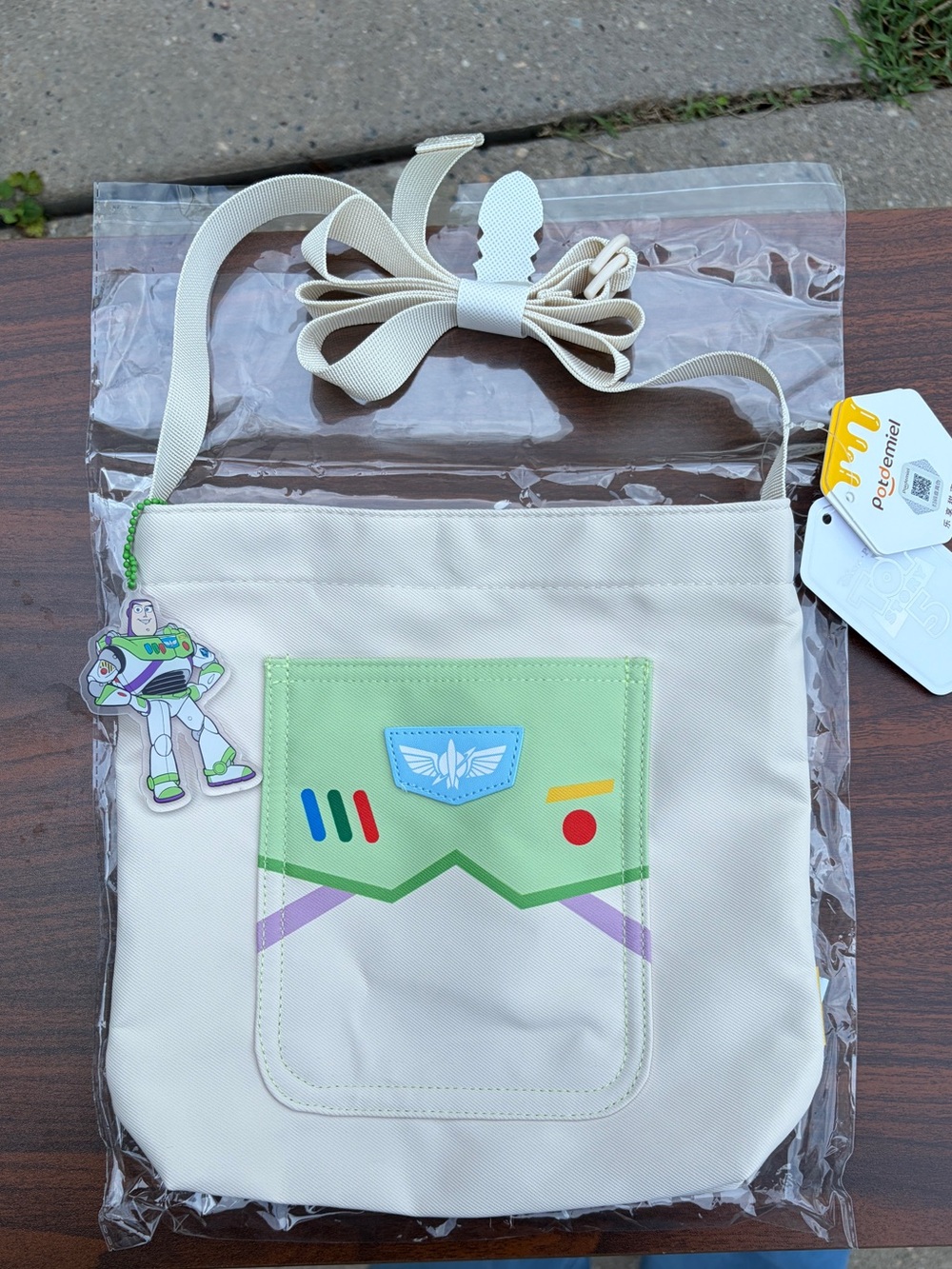 Disney Pixar Toy Story Buzz Lightyear Potdemiel Crossbody Bag NWT